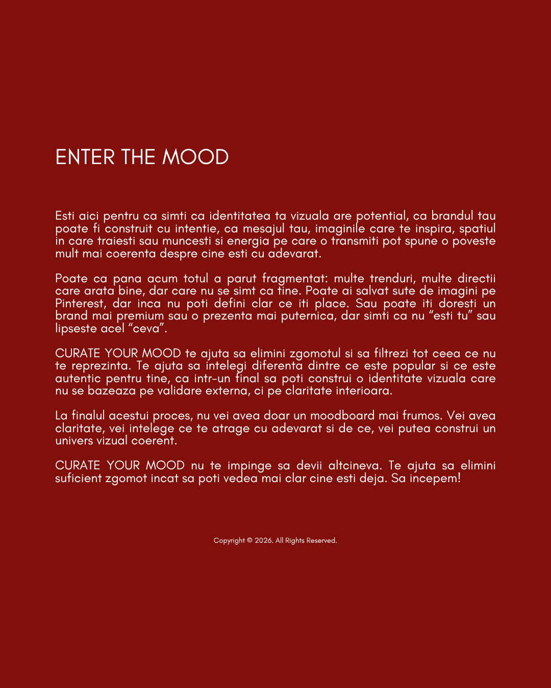 CURATE YOUR MOOD